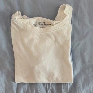 Hollister ruffle crop top